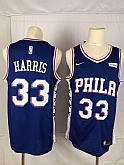 76ers 33 Tobias Harris Blue Nike Throwback Swingman Jersey,baseball caps,new era cap wholesale,wholesale hats